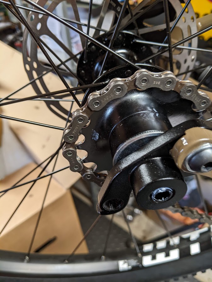Sprocket and chain
